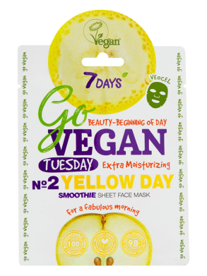 Тканевая маска Go Vegan Tuesday Yellow Day