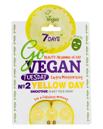 Тканевая маска Go Vegan Tuesday Yellow Day