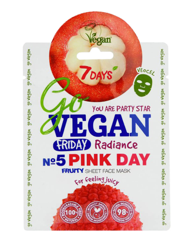 Тканевая маска Go Vegan Friday Pink Day