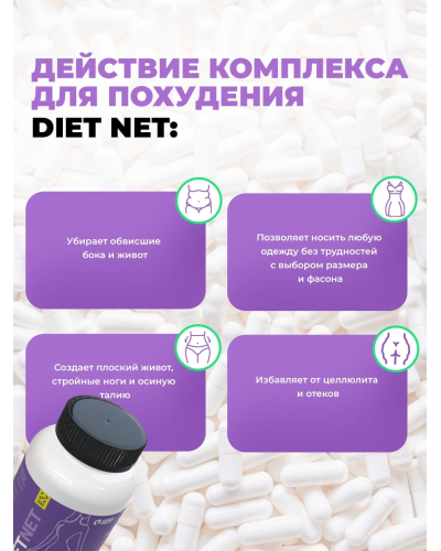 Капсулы для похудения DietNet Капсулы для похудения DietNet