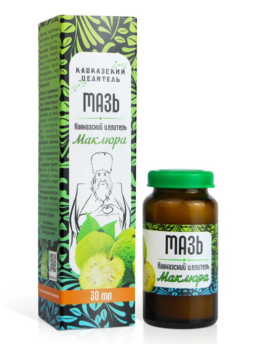 Мазь Кавказский Целитель Маклюра