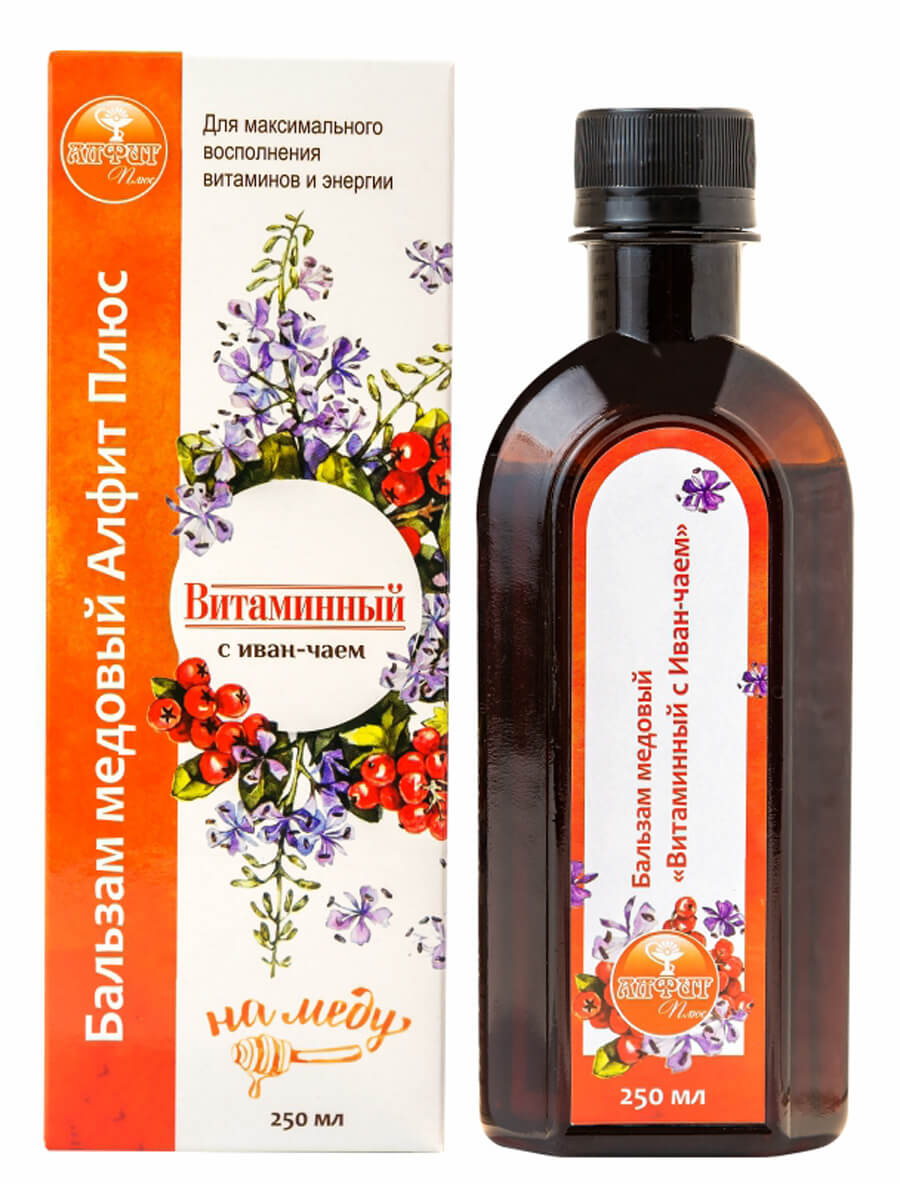 Бальзам медовый Витаминный с Иван-чаем