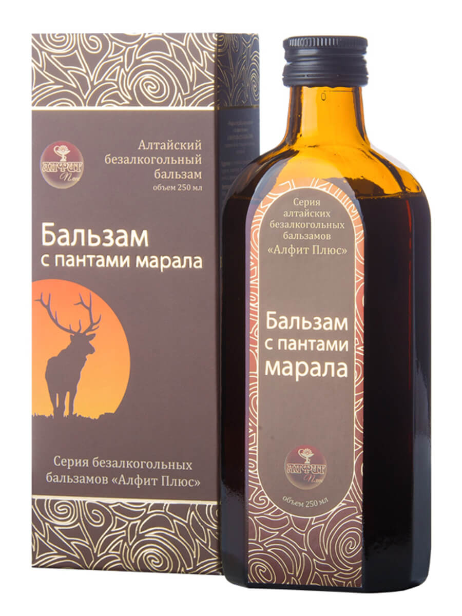 Бальзам с пантами марала